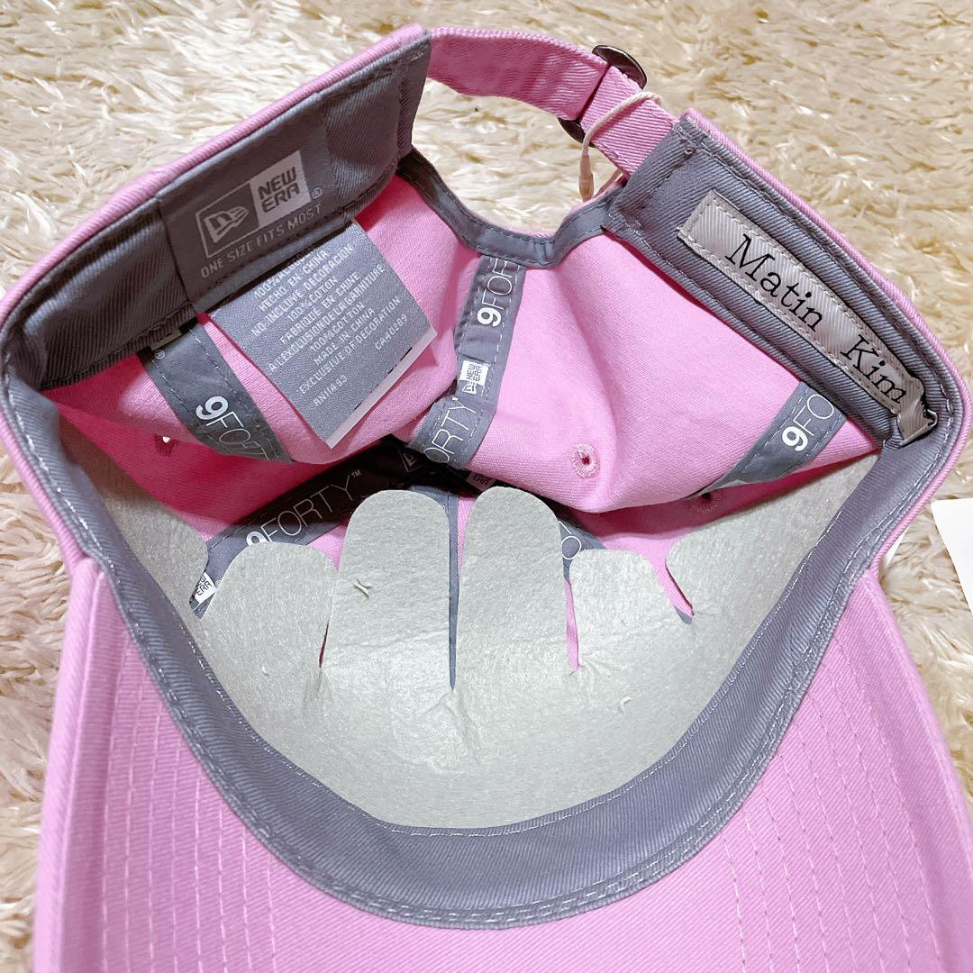 新品 マーティンキム ニューエラ コラボキャップ　入手困難 ピンク