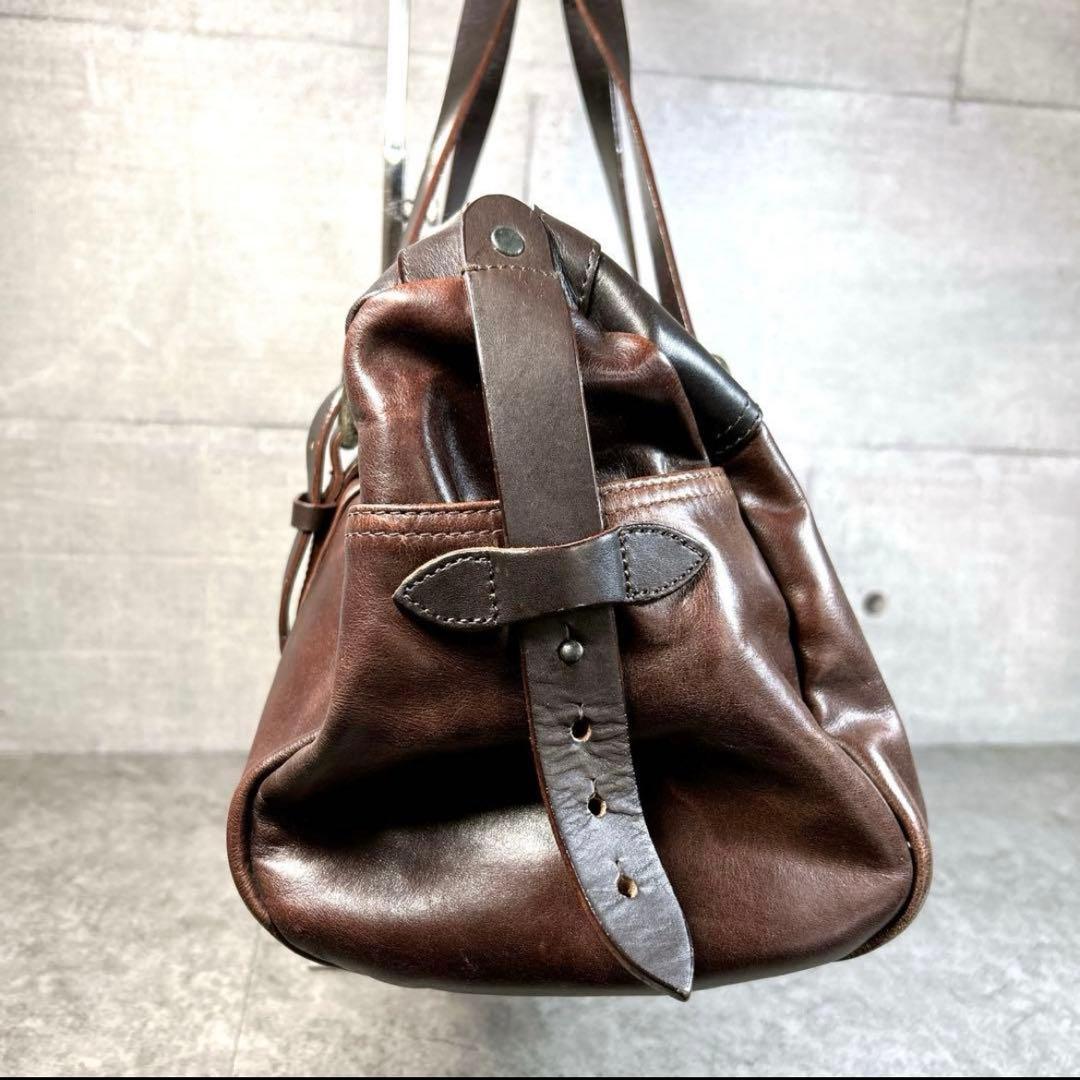 バッグ alfredo BANNISTER/leather Boston bag/Y2K