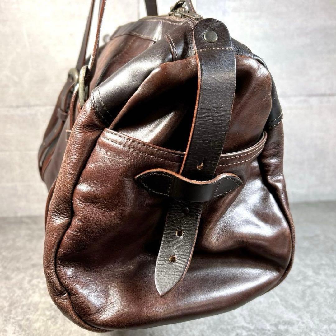 バッグ alfredo BANNISTER/leather Boston bag/Y2K