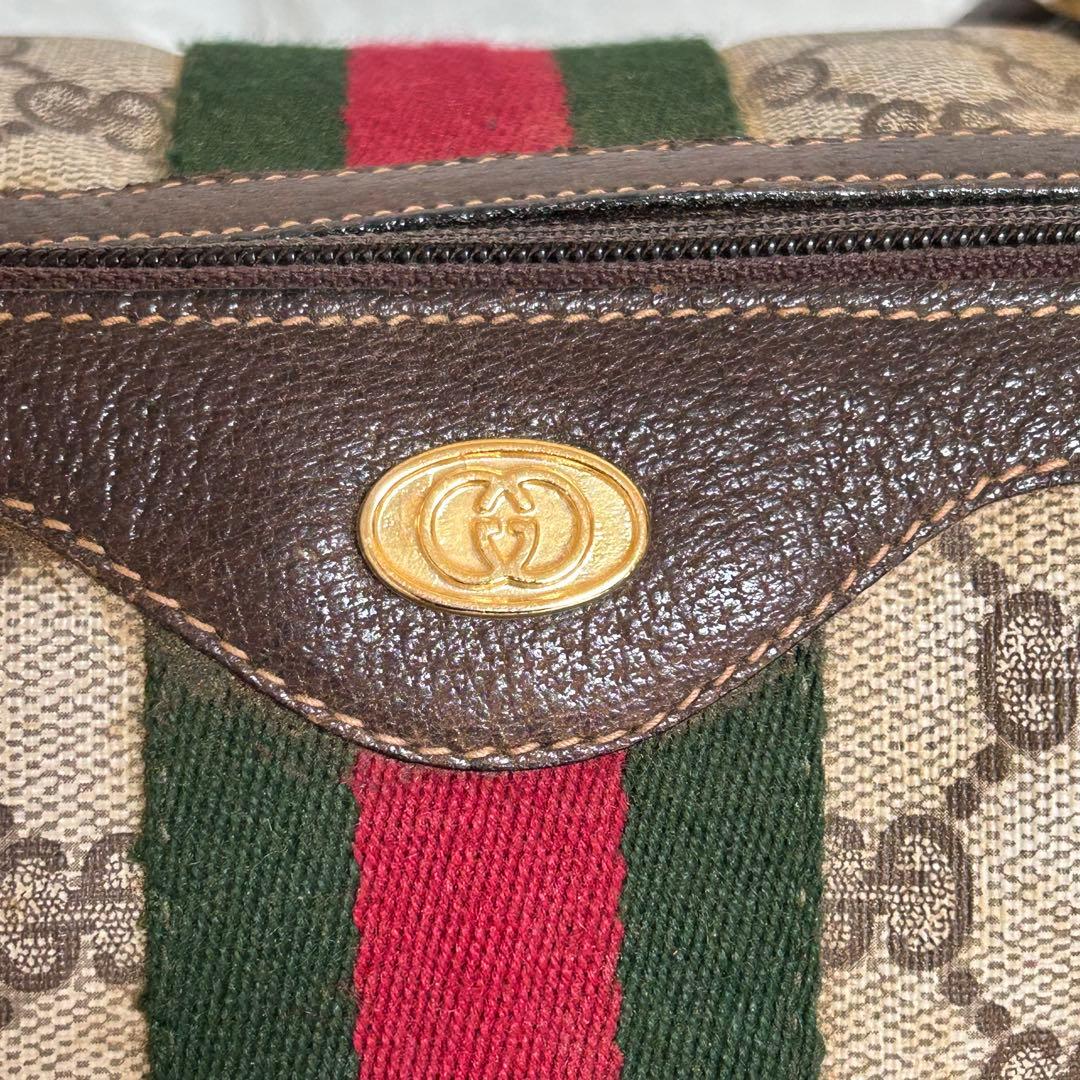 GUCCIオールドグッチ　シェリーライン　ミニボストン　ハンドバッグ
