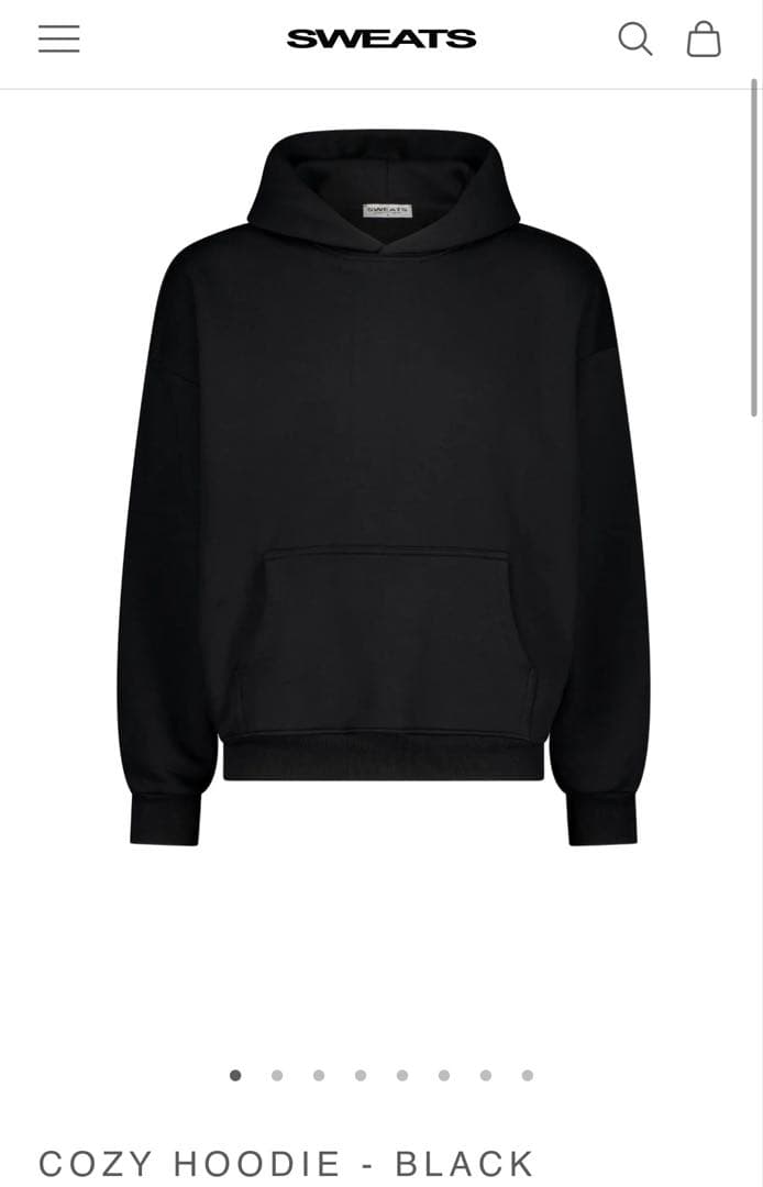 Sweats Collective COZY HOODIE 黒 未使用S