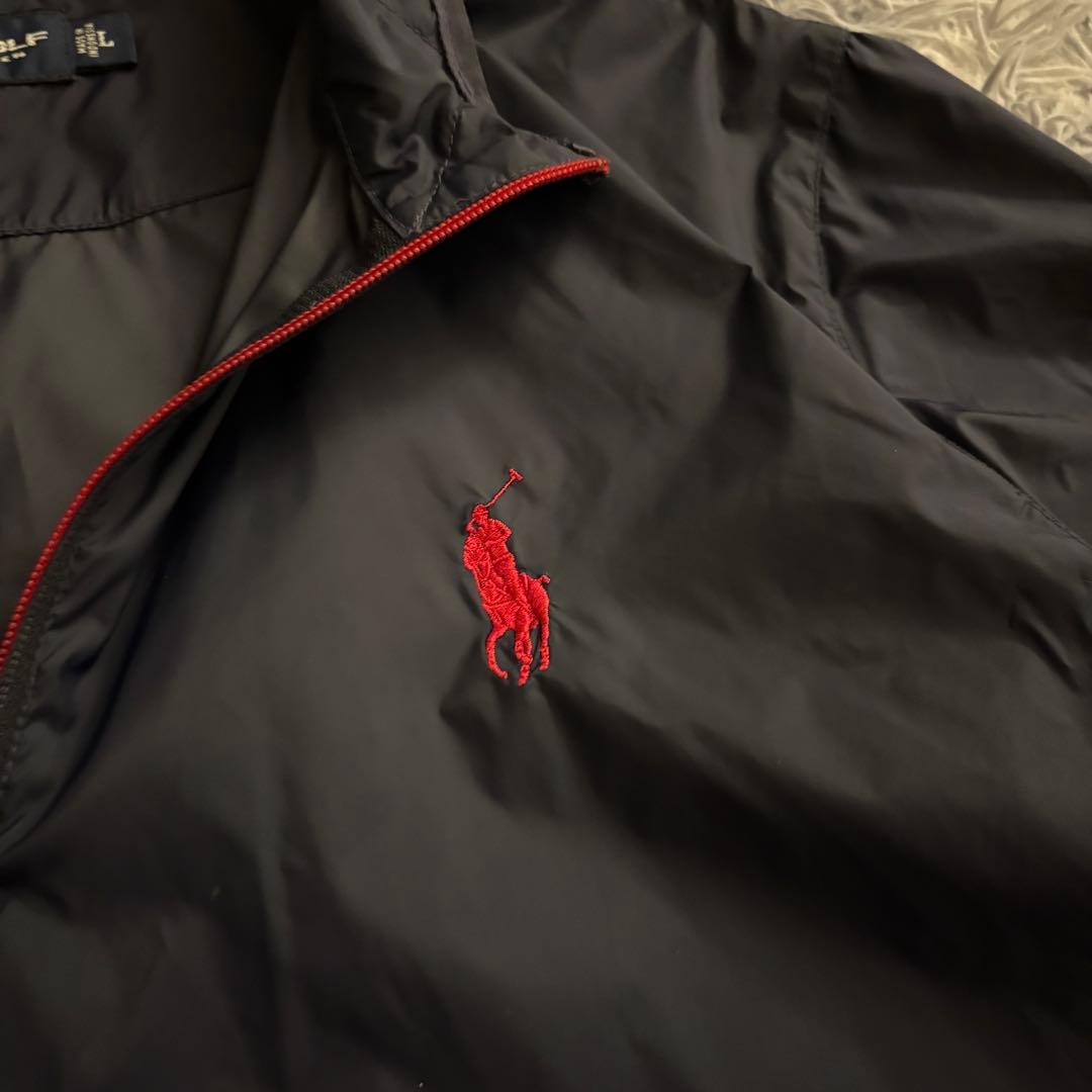 渡*地様 90s ラルフローレン　アノラックパーカー　ナイロンジャケット　ハーフ