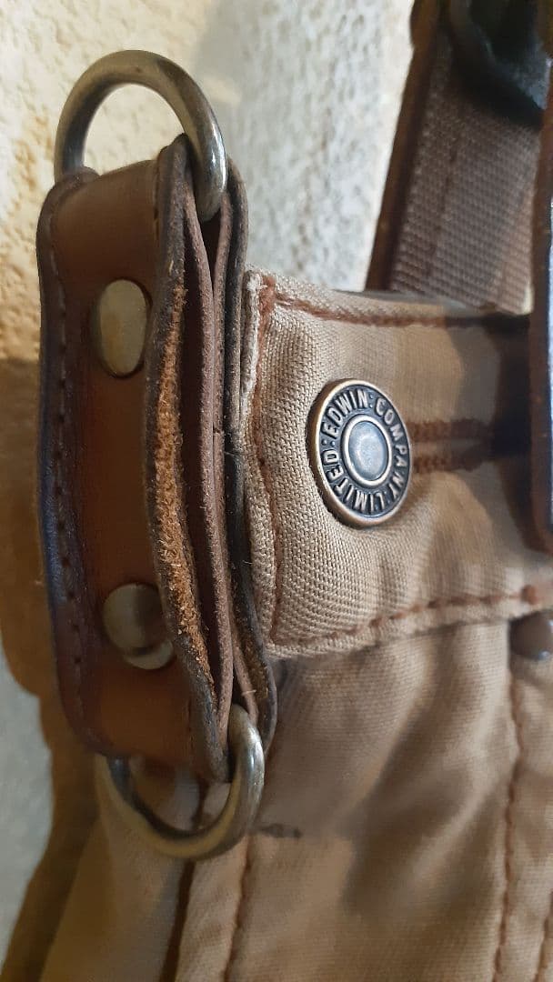 デニムリメイク★★★ MILITARY VINTAGE トートショルダー&腰袋付