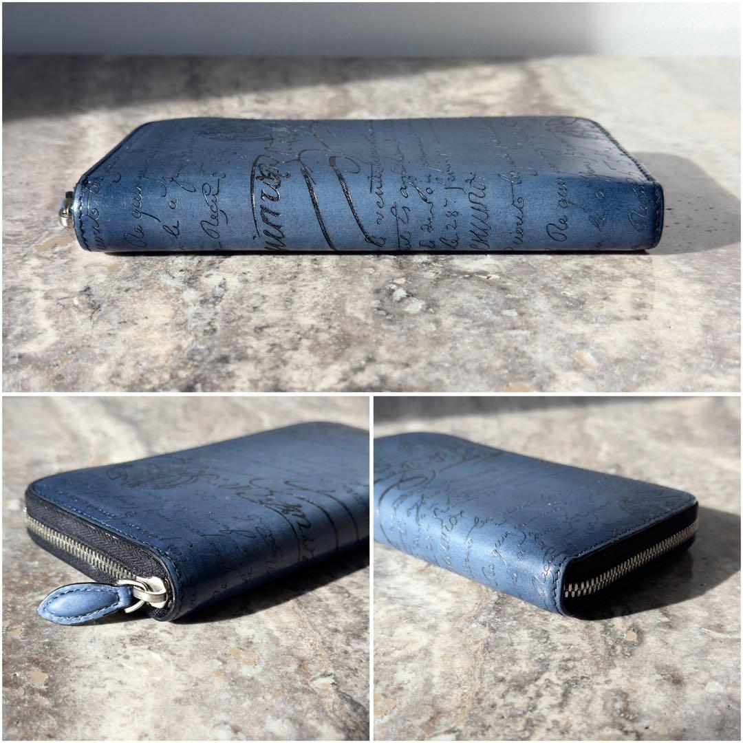 定価20.6万円 ベルルッティ イタウバ スクリットレザー長財布 アヴェイロ