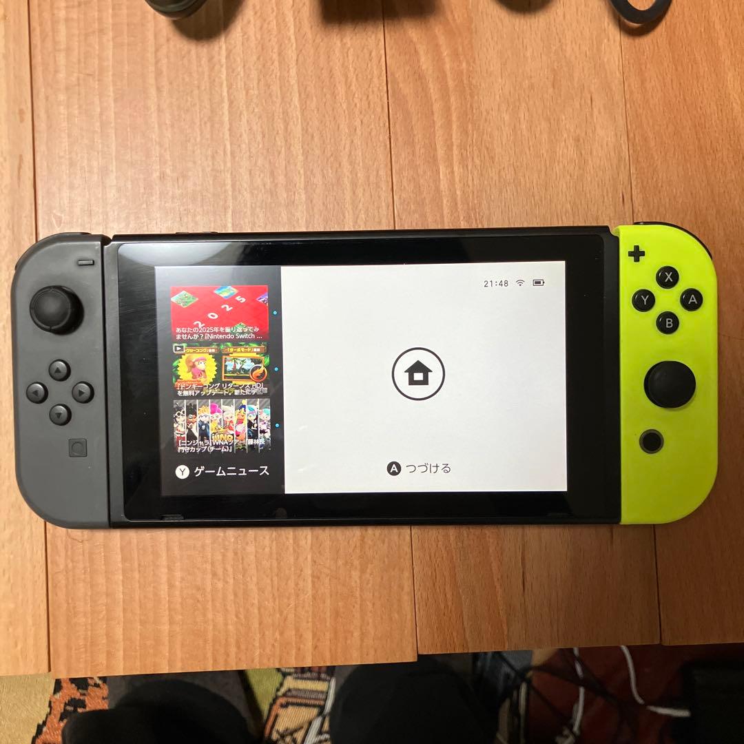 Nintendo Switch 本体 グレー/イエロー