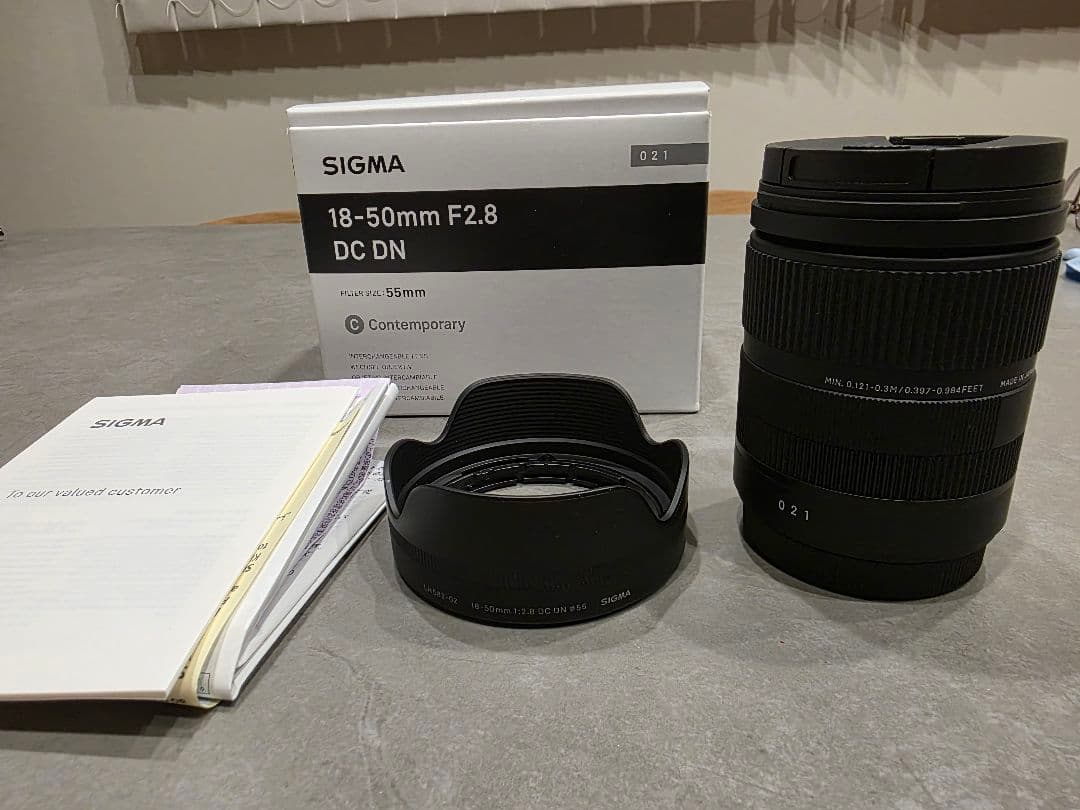 【美品】SIGMA 18-50mm F2.8 DC DN富士フィルムX