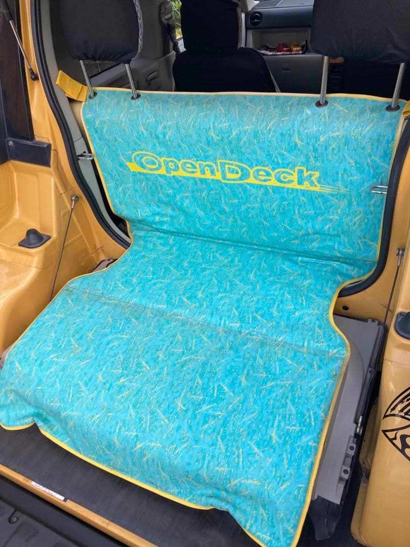 トヨタbbオープンデッキ OpenDeck 内装品 青 黄