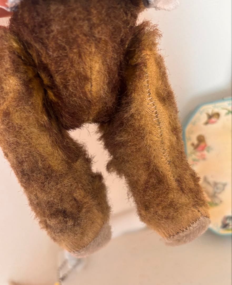 レア　ポンチ目　可愛い　DDRベア アンティークベア　ヴィンテージ　ベルリンベア