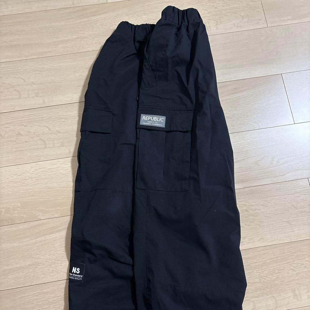 スノーボード REPUBLIC CHAMBER CARGO PANTS BLACK