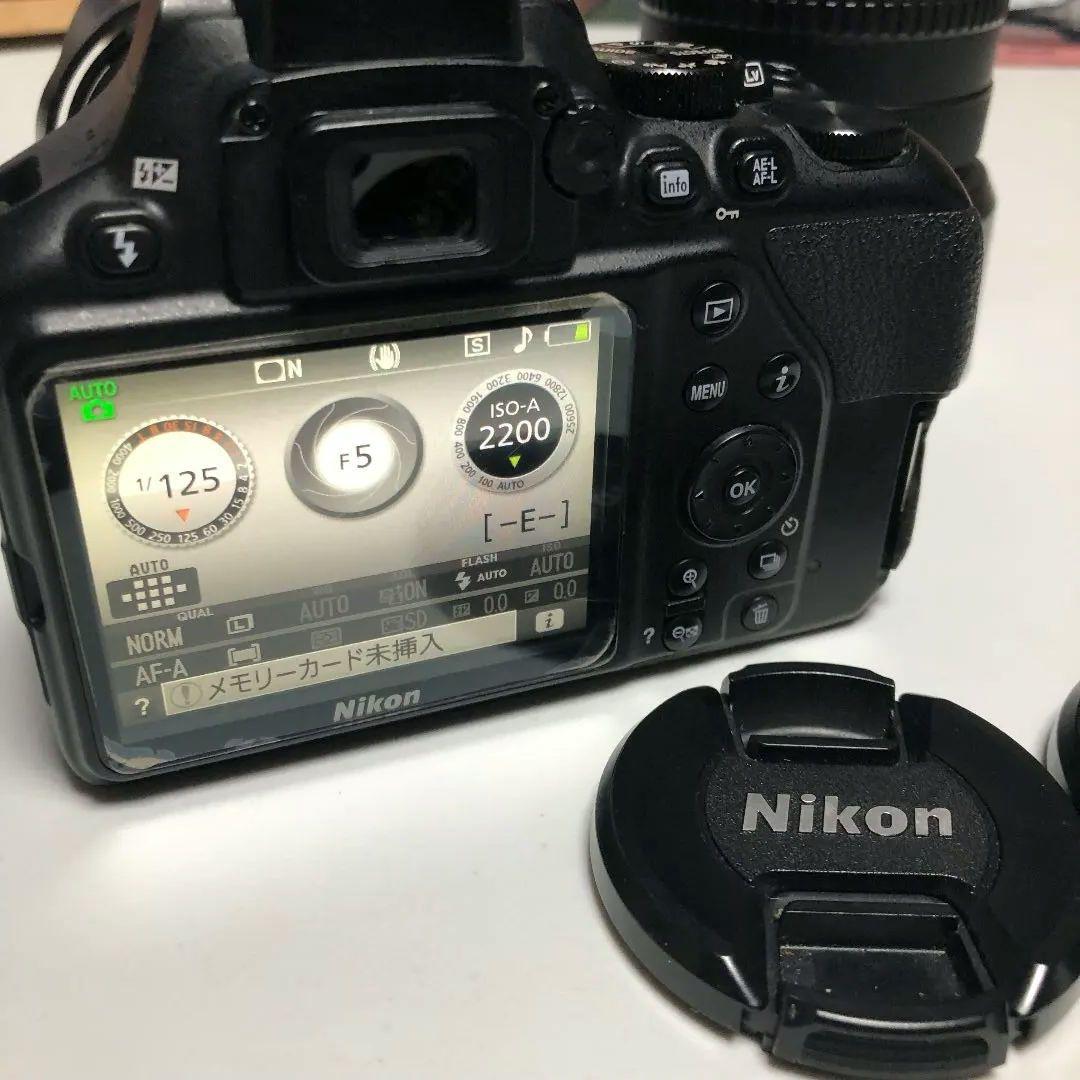 Nikon D3500 一眼レフ　 ダブルズームキット　レンズ おまけ 訳あり