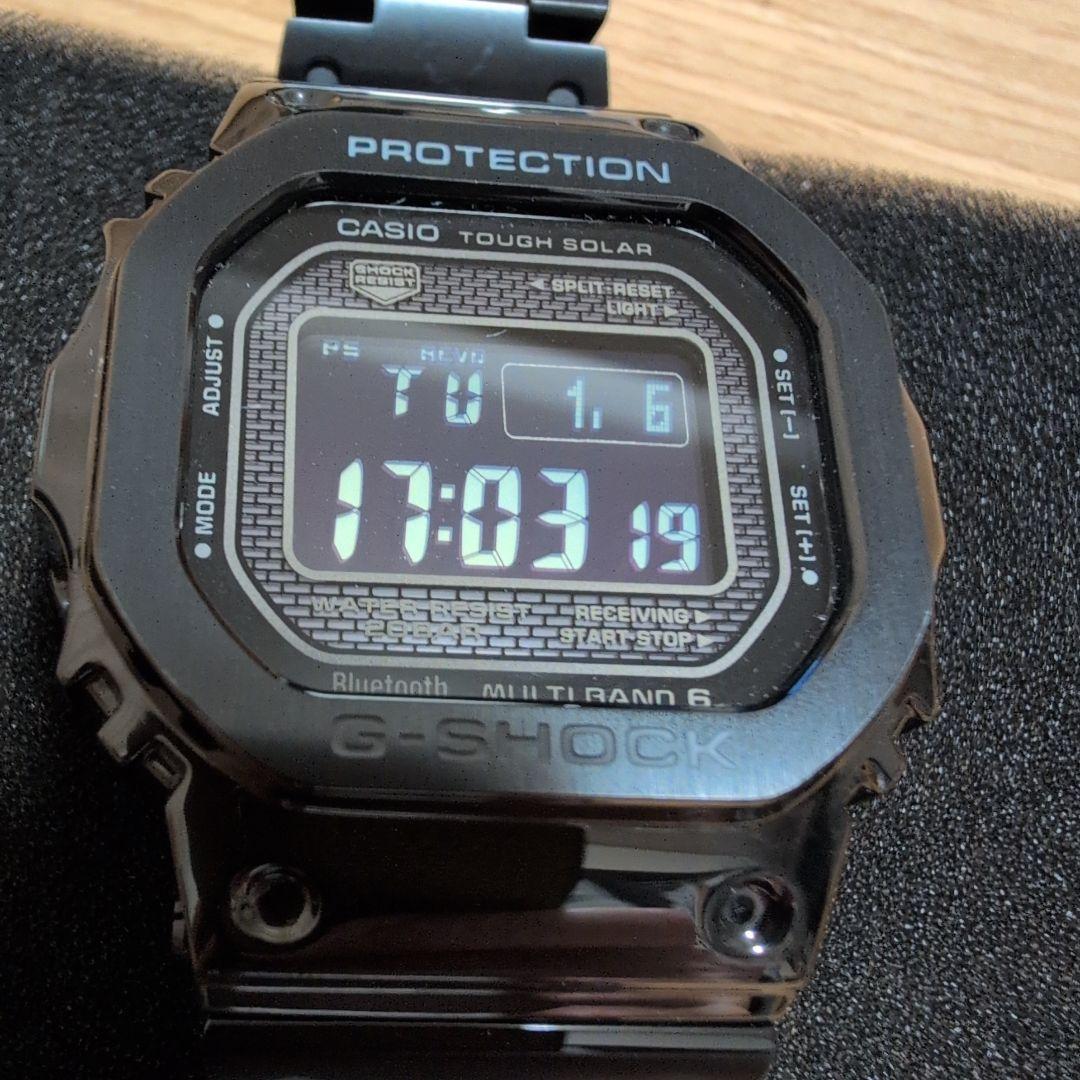 CASIO G-SHOCK GMW-B5000 ブラック 電波ソーラー 腕時計