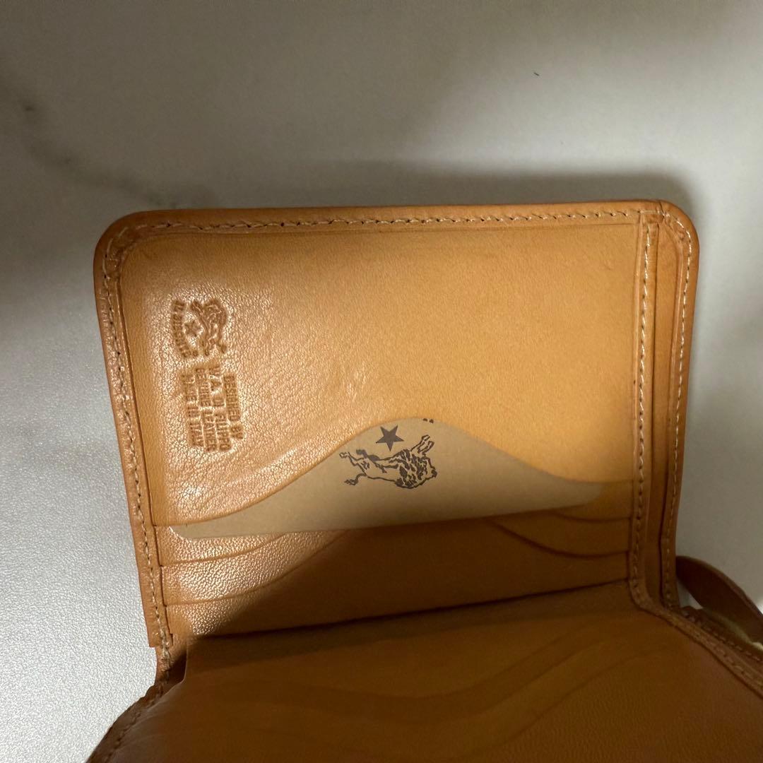 IL BISONTE 二つ折り財布 ベージュ