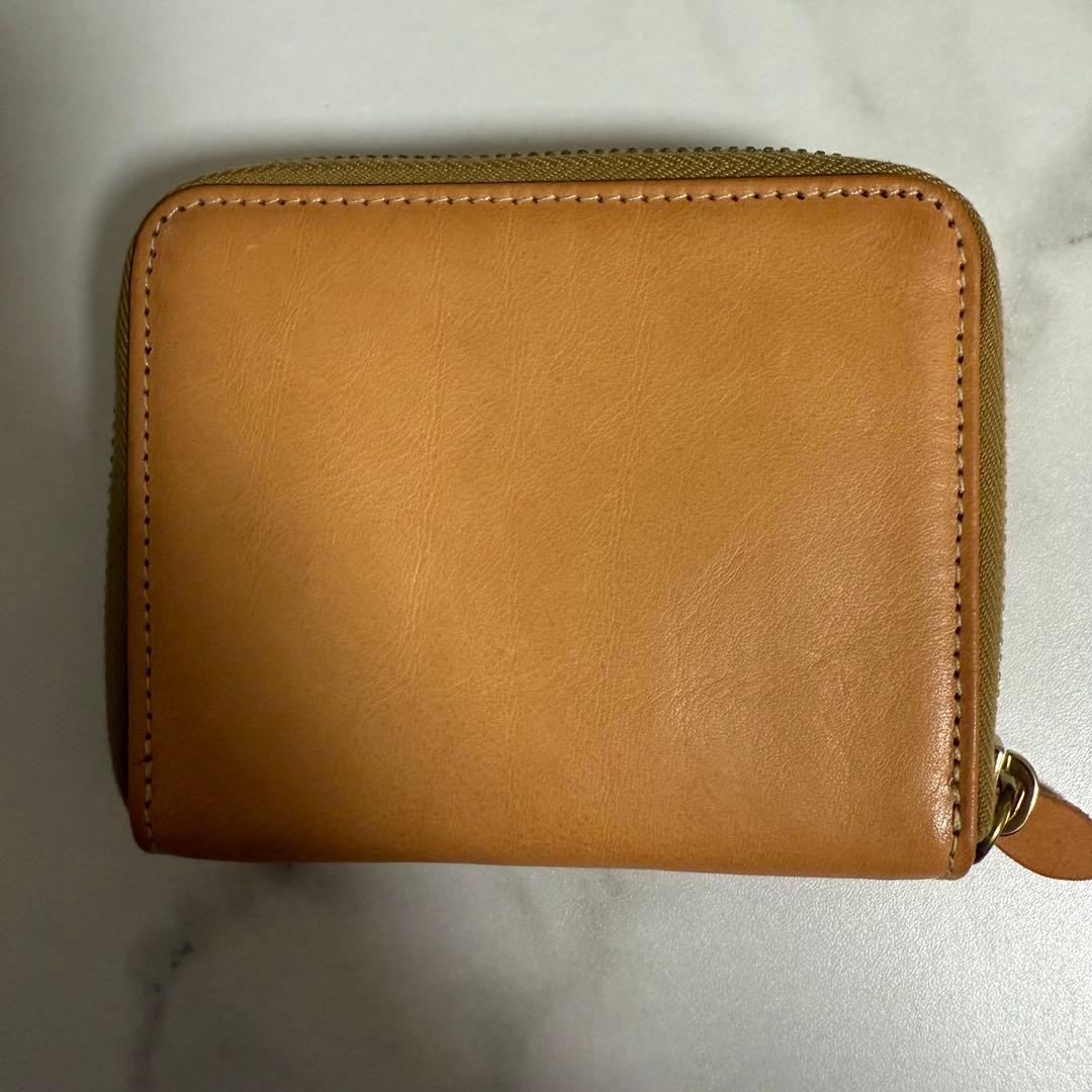 IL BISONTE 二つ折り財布 ベージュ
