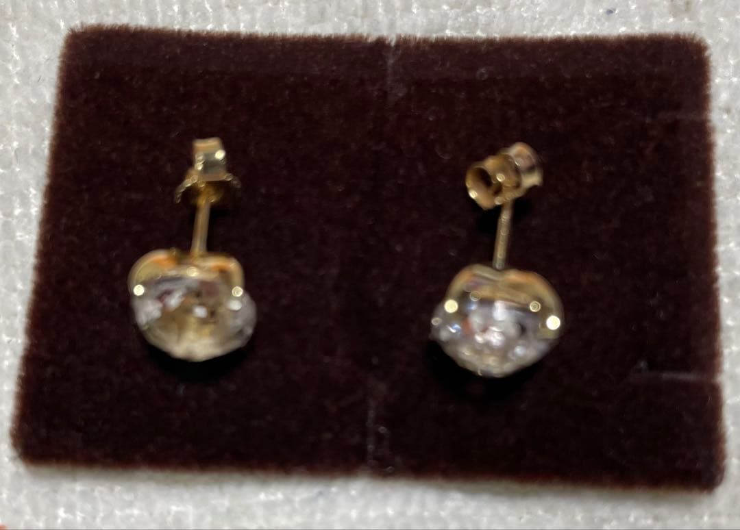 【MIZUKI】★ 希少 ★ 14KYG クォーツピアス