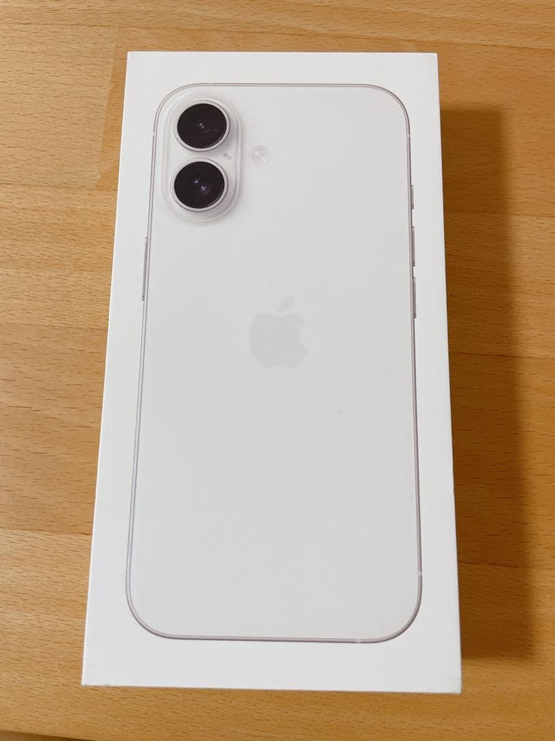 【新品未開封】Apple iPhone 16 256GB ホワイト　SIMフリー