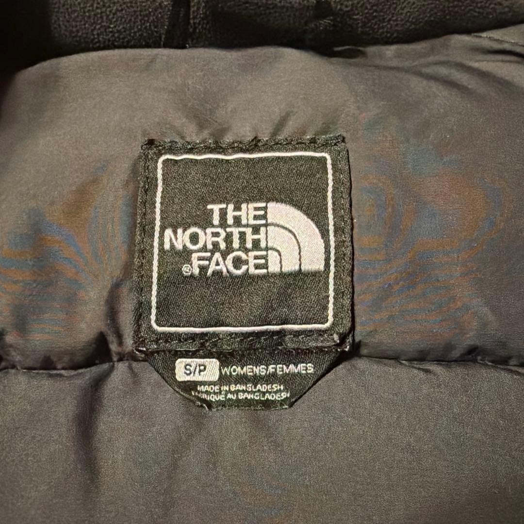 【ザ・ノースフェイス】ヌプシ　ダウンジャケット　700 黒　S 刺繍ロゴ h