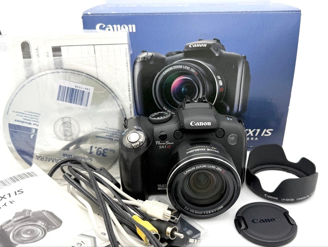 【完動品】Canon PowerShot SX1 IS 動作確認済み