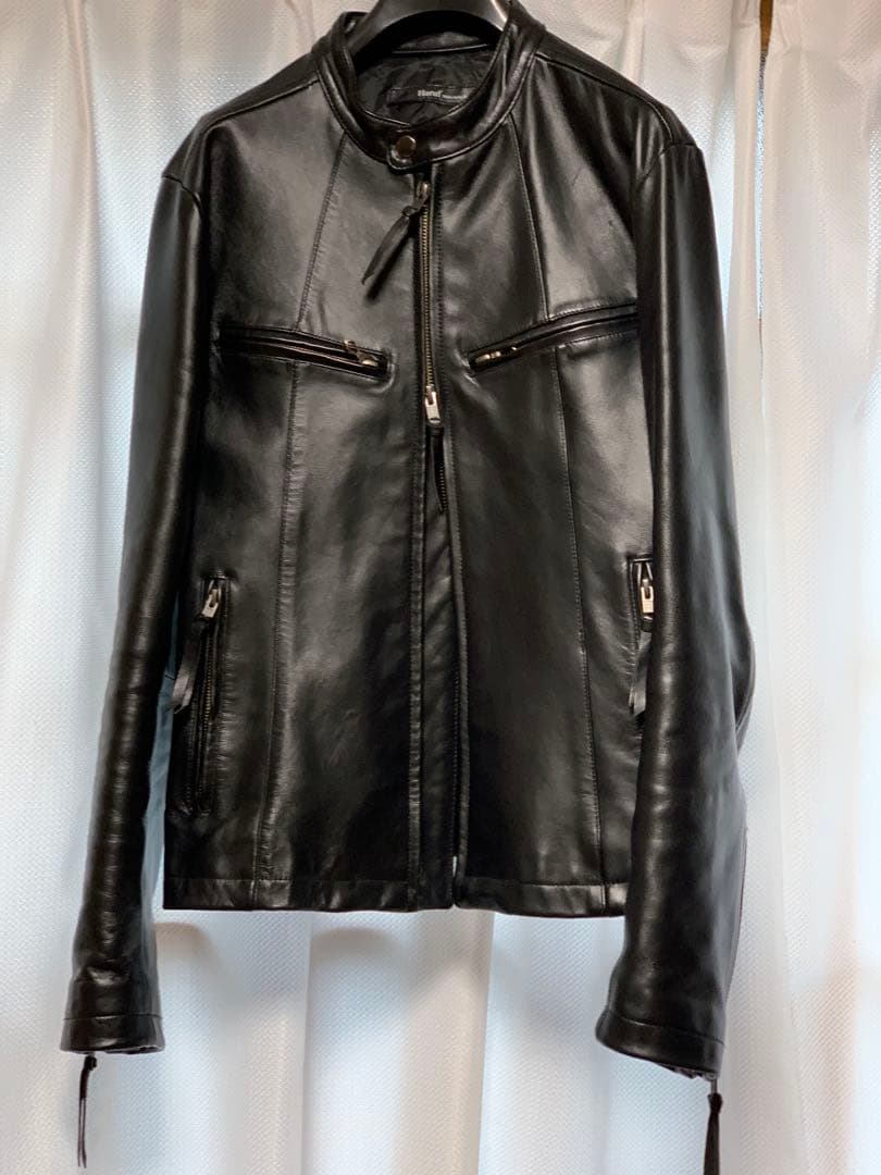 Haruf 馬革 シングルライダースジャケット