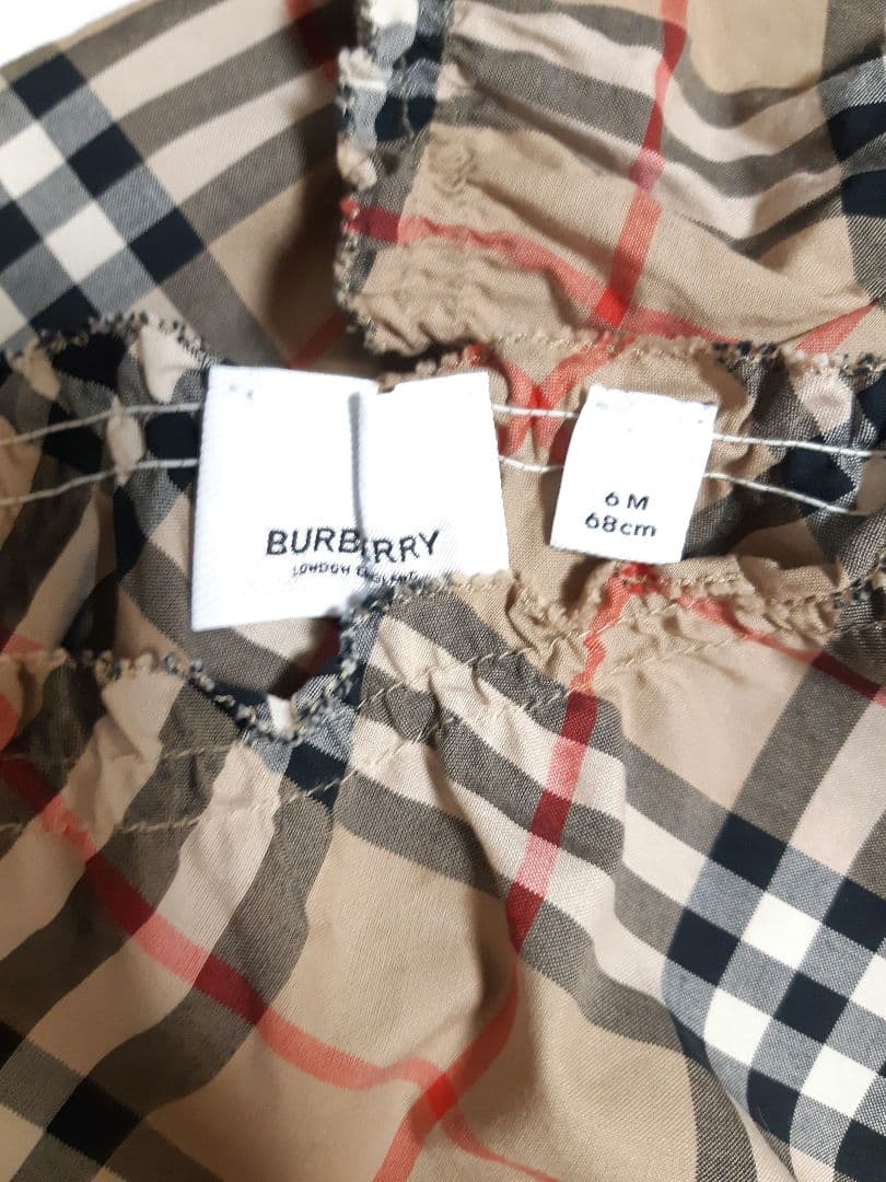 BURBERRY LONDON ENGLAND ベビー ワンピース カバーパンツ