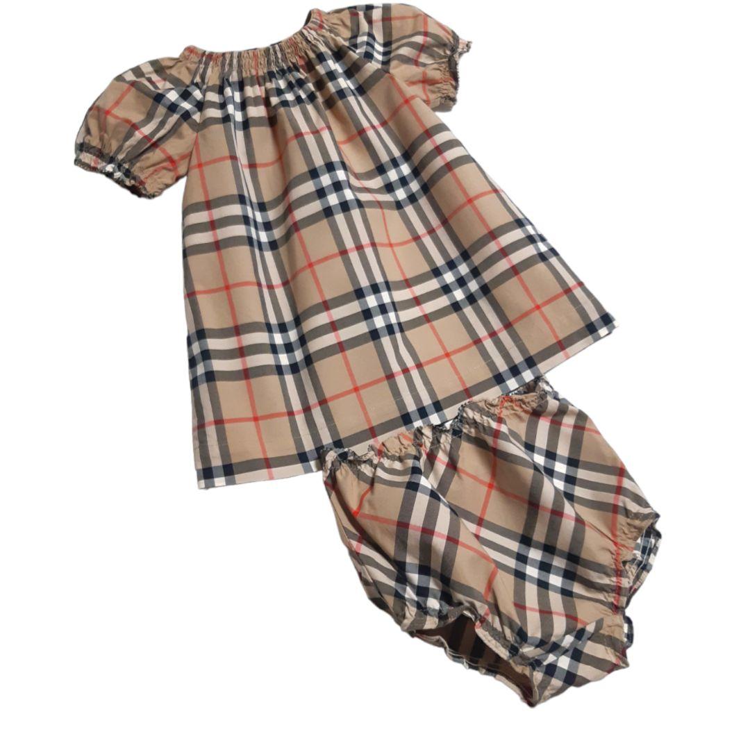 BURBERRY LONDON ENGLAND ベビー ワンピース カバーパンツ