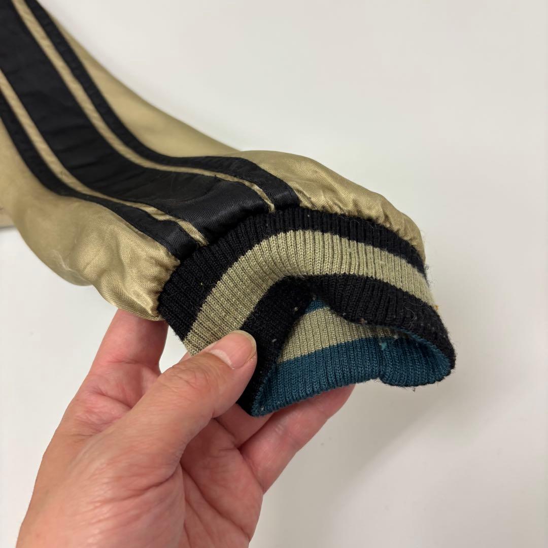 花旅楽団 SCRIPT スプリクト リバーシブル スカジャン 刺繍 サイズ L