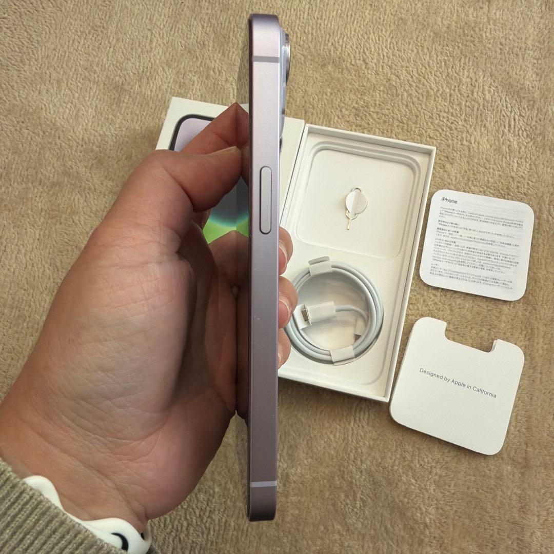 Apple iPhone 14 パープル 本体　良品　256GB SIMフリー