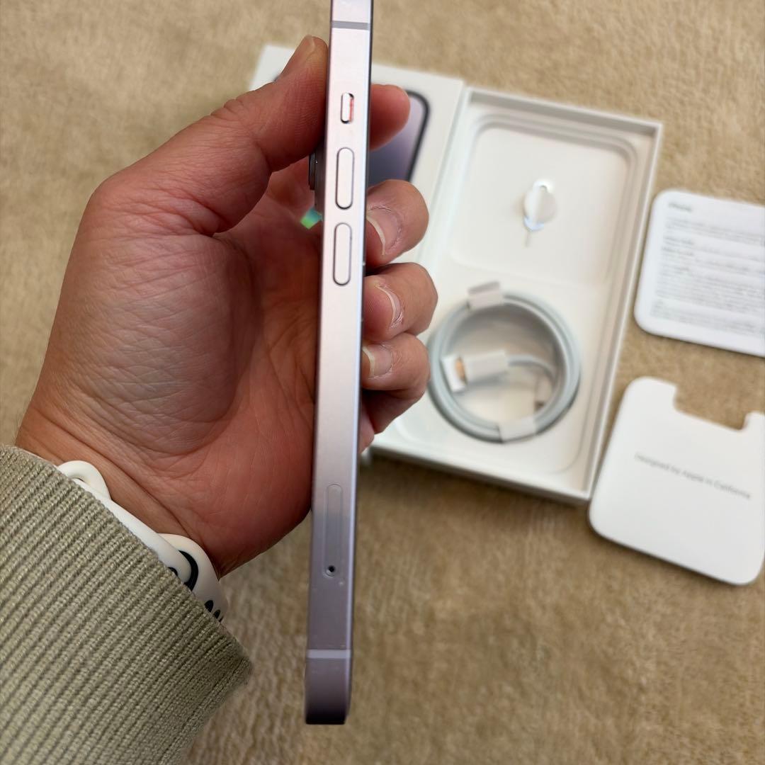 Apple iPhone 14 パープル 本体　良品　256GB SIMフリー