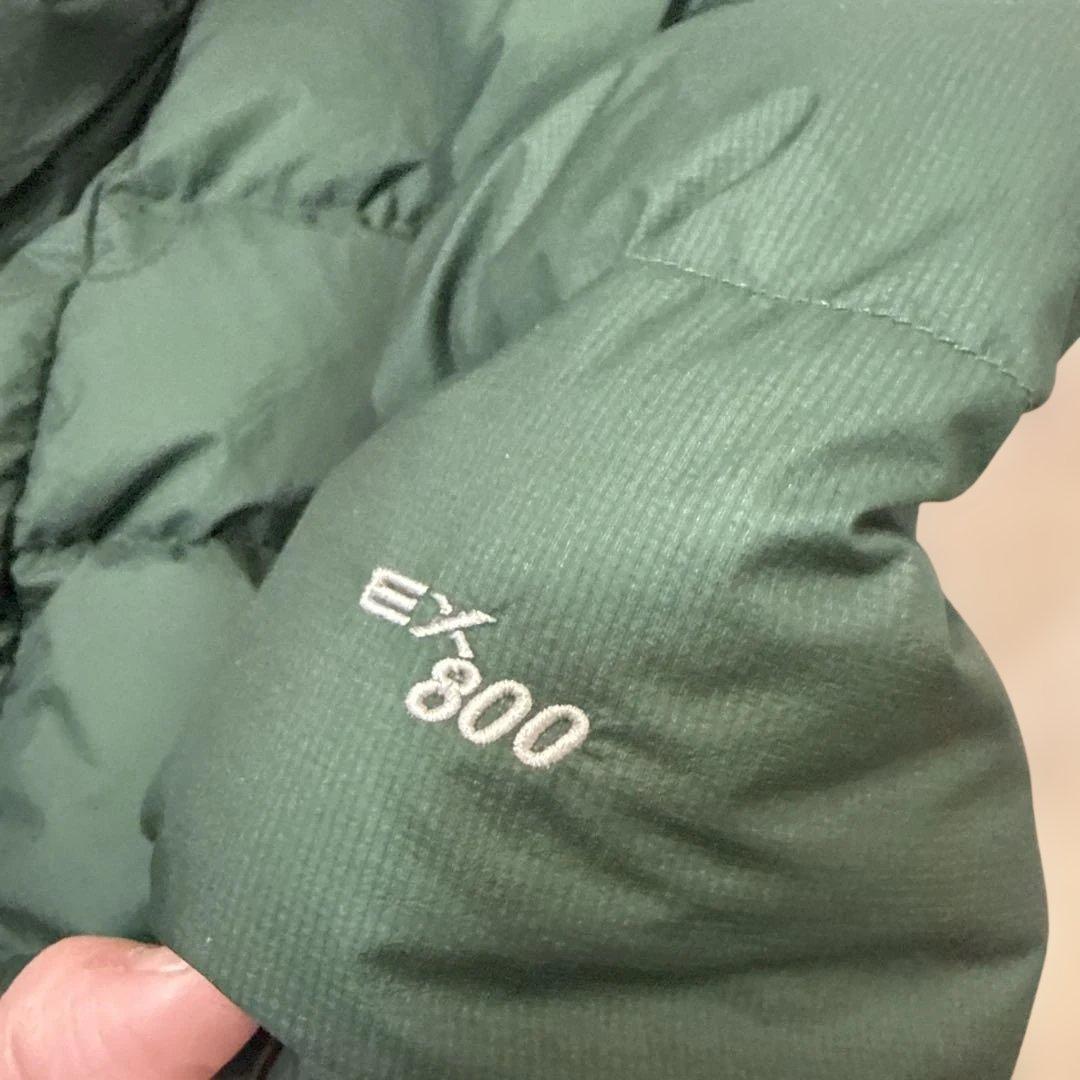 montbell フード付きダウンジャケット ダークグリーン　M