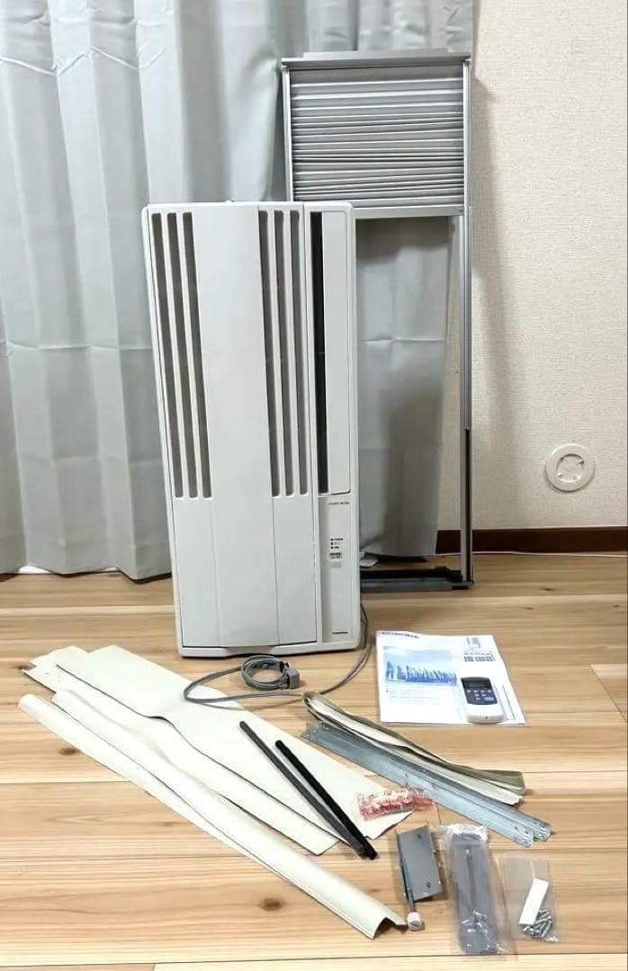 安心の日本製コロナ ウィンドウエアコン 冷房専用CW-1624R(2024年製)