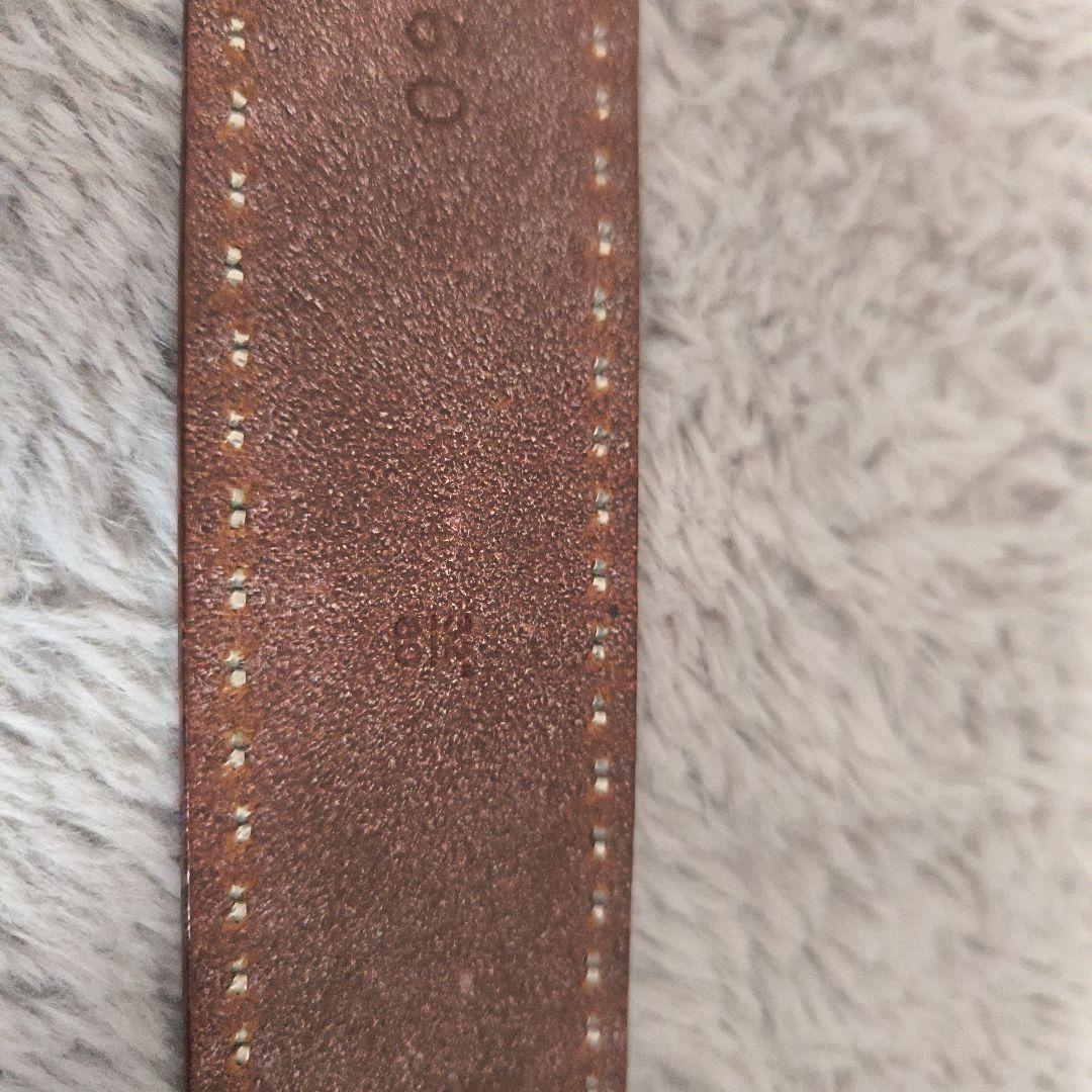 ホワイトハウスコックス　ブラウン　レザースタッズベルト WHC 32 検 HTC