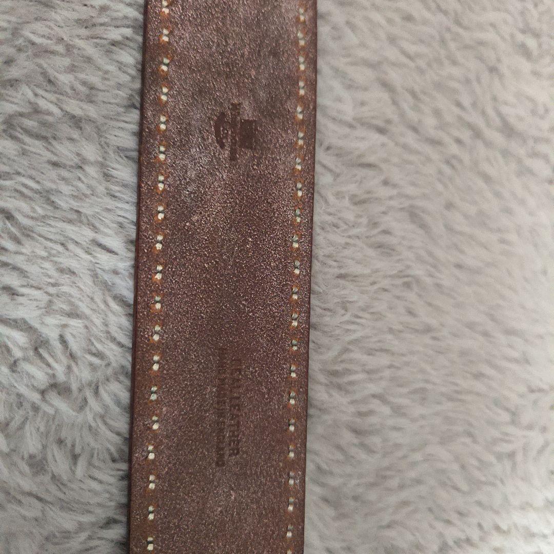 ホワイトハウスコックス　ブラウン　レザースタッズベルト WHC 32 検 HTC