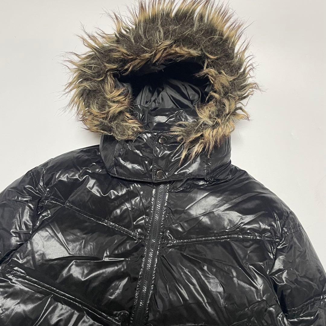 00s 光沢 anti-Label y2k お兄系 Lサイズ ダウンジャケット