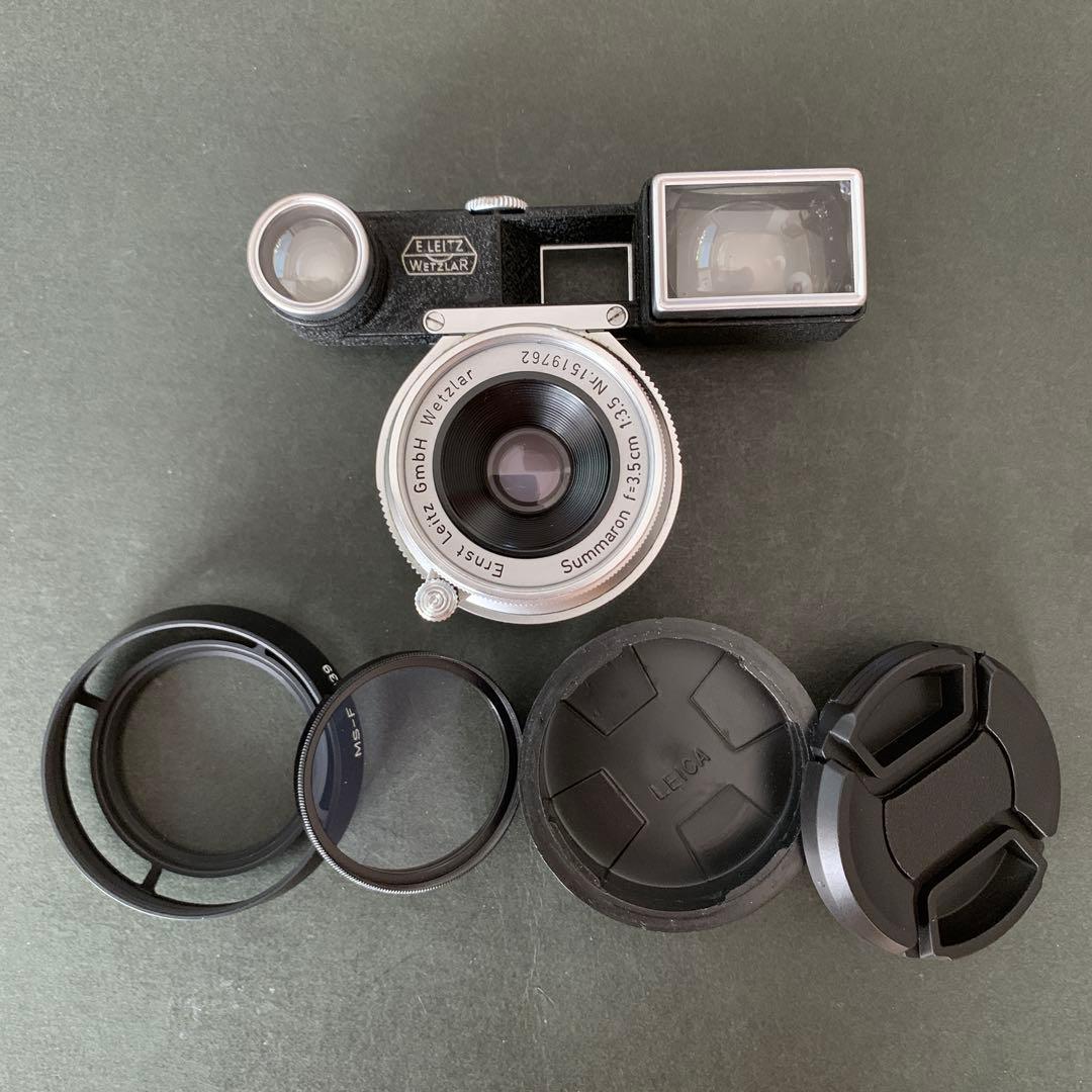 ささ　ライカ Summaron 3.5㎝ f3.5 Mマウントメガネ付