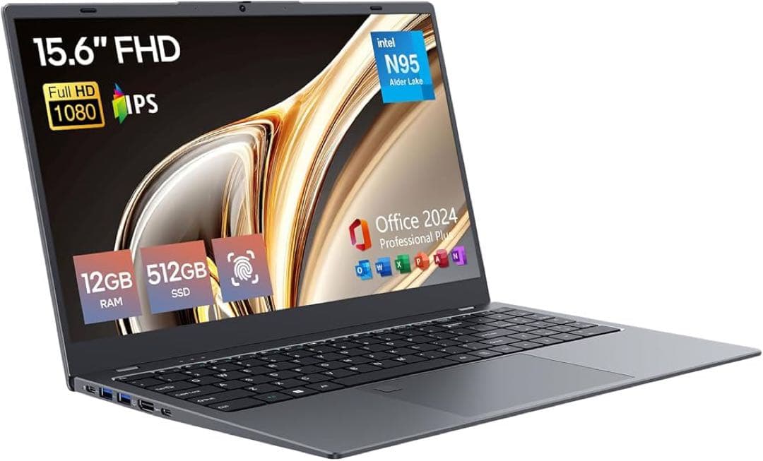 ノートパソコン15.6インチ12GB Win11 Pro Office2024