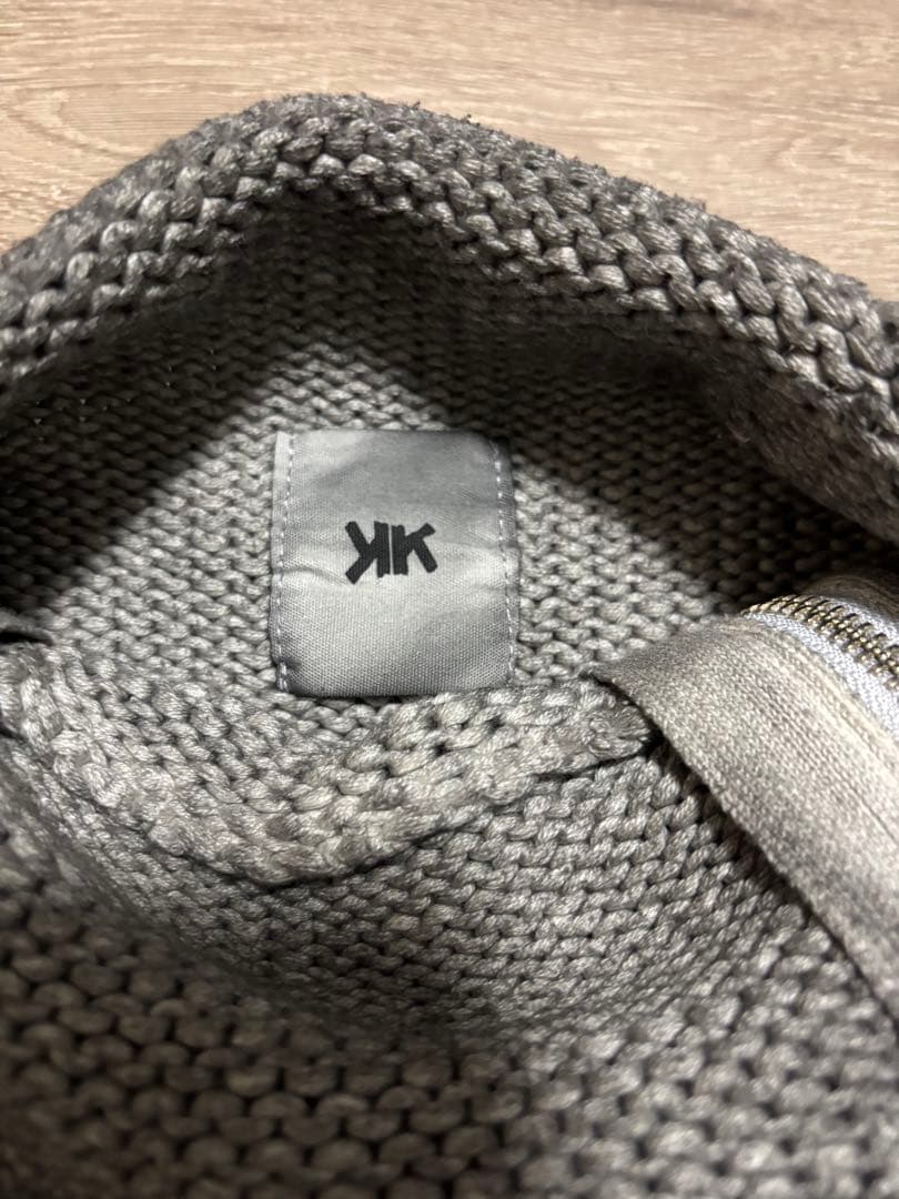 トップス k-two studios Dyed Zip Knit Charcoal