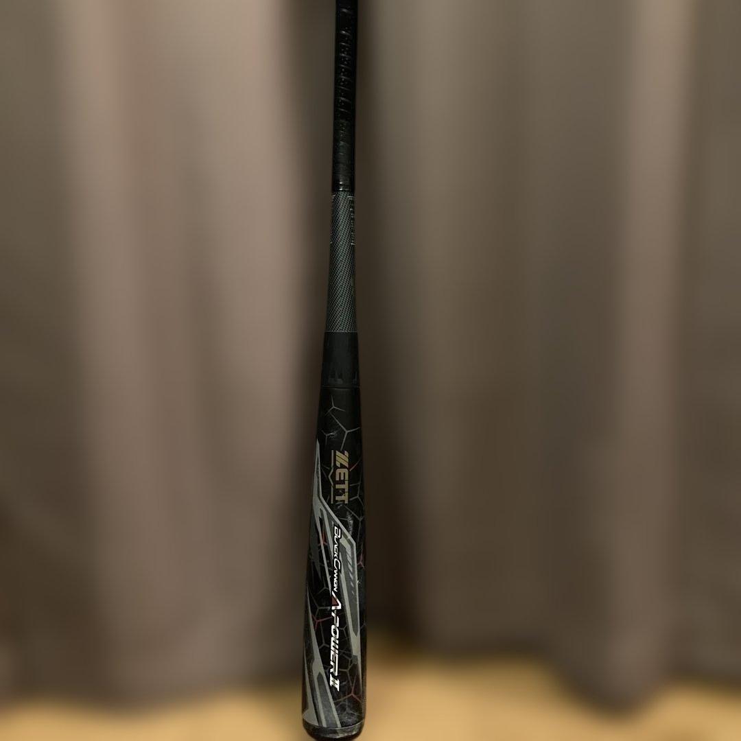 【格安】ZETT ブラックキャノンAパワー2 　一般軟式バット