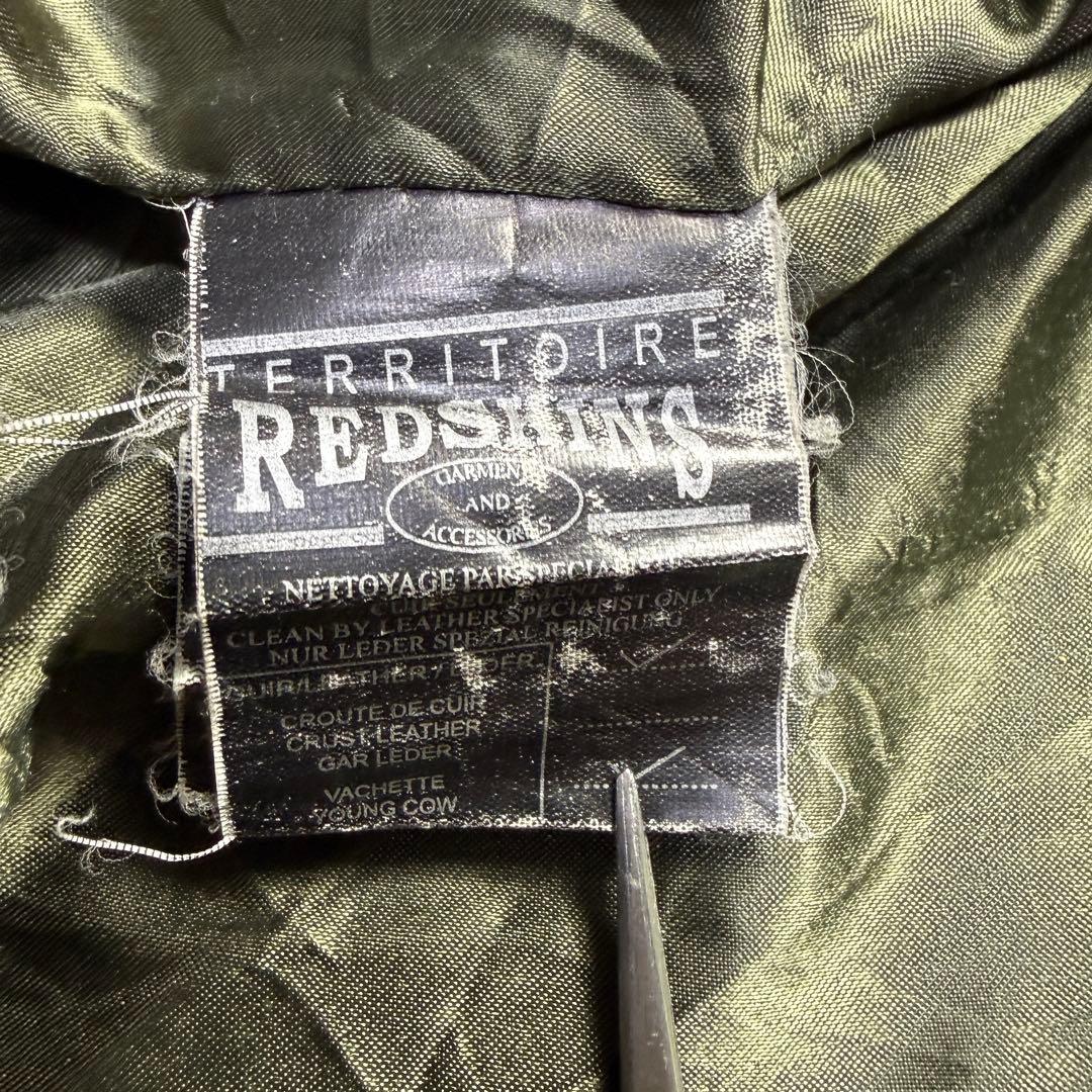 【90s】REDSKINS レザー フライトジャケット XL フランス空軍仕様