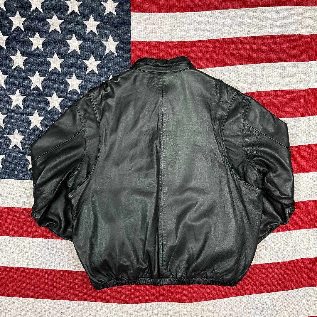 【超希少】90s ポルトガル製 ラルフローレン ブラック ノーポニー 短丈 本革