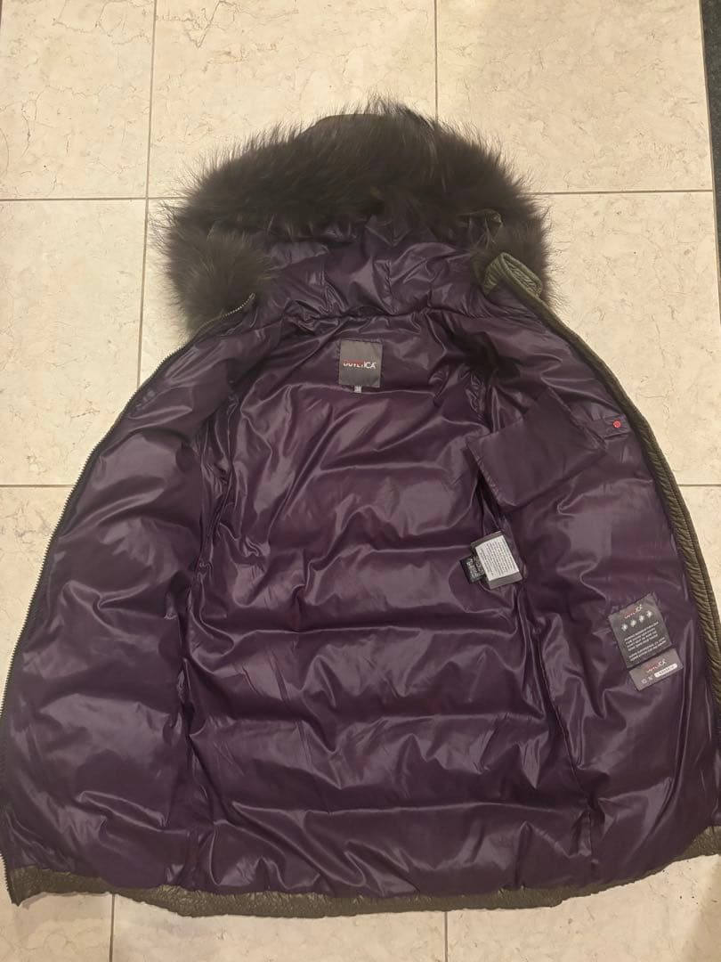 DUVETICA オリーブ　ロングダウン　38