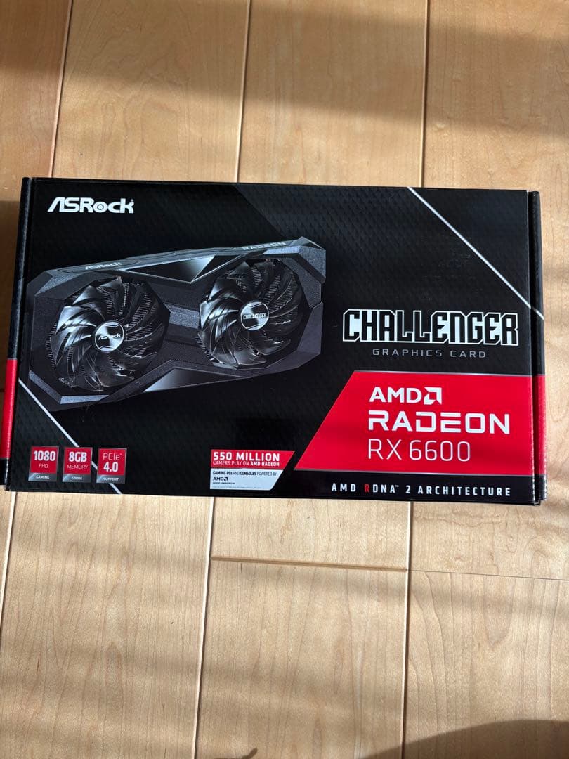 グラフィックボード・グラボ・ビデオカード ASRock Radeon RX 6600 Challenger 8GB
