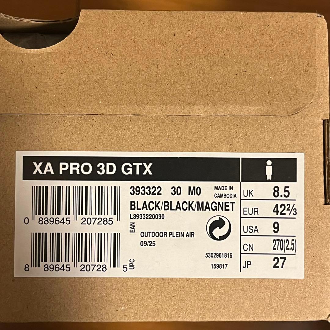 サロモン Salomon XA PRO 3D GORETEX ゴアテックス