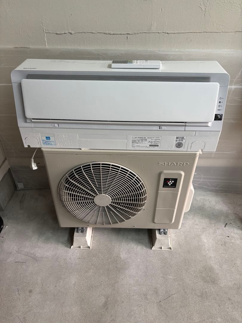 取付込☆福岡 シャープ エアコン AY-P40H2-W 200V 2022年