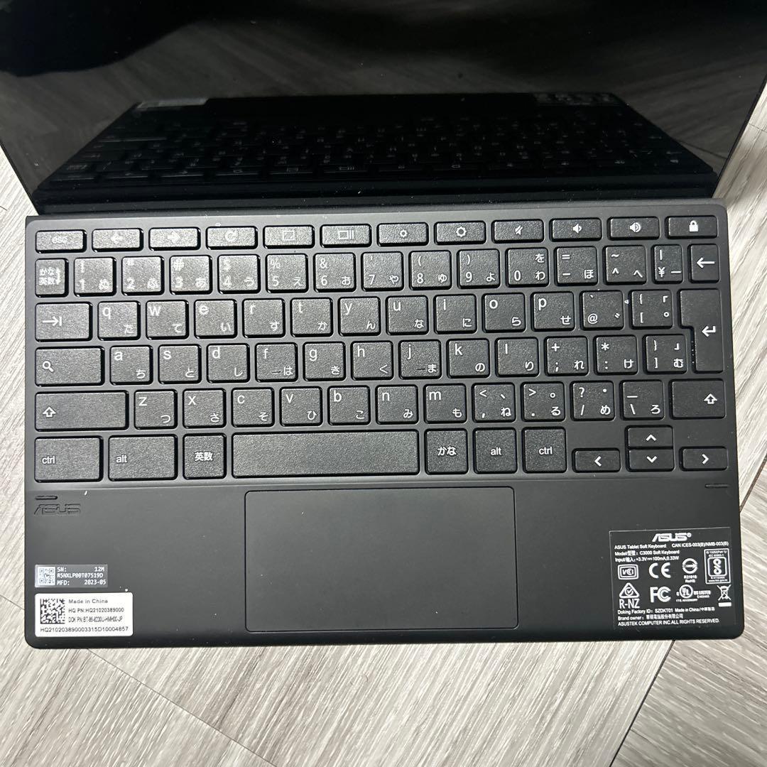 ASUS Windowsタブレット本体 日本語キーボード付き