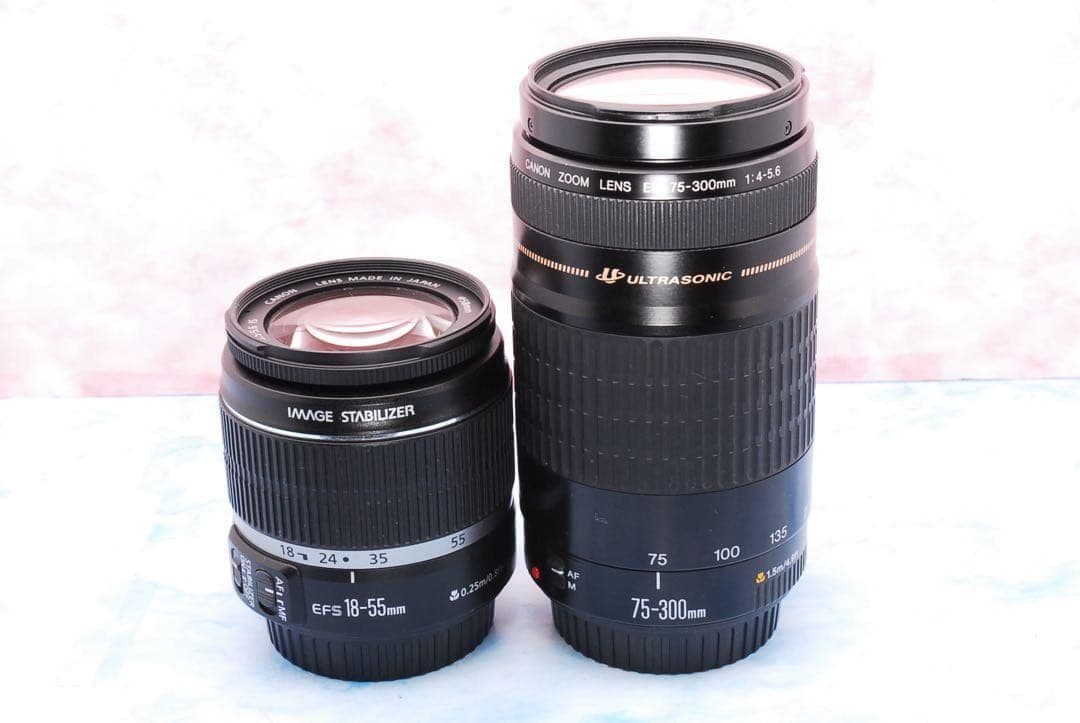 キャノン Kiss X7★手ブレ補正標準＆超望遠★一眼レフカメラ★S数少