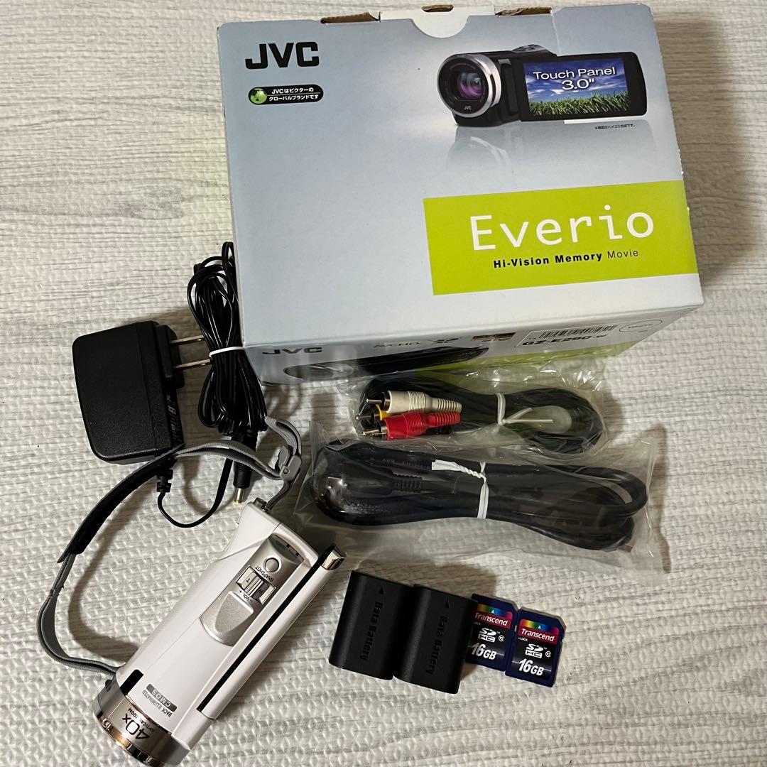 【極美品】JVC Everio GZ-E290W ホワイト