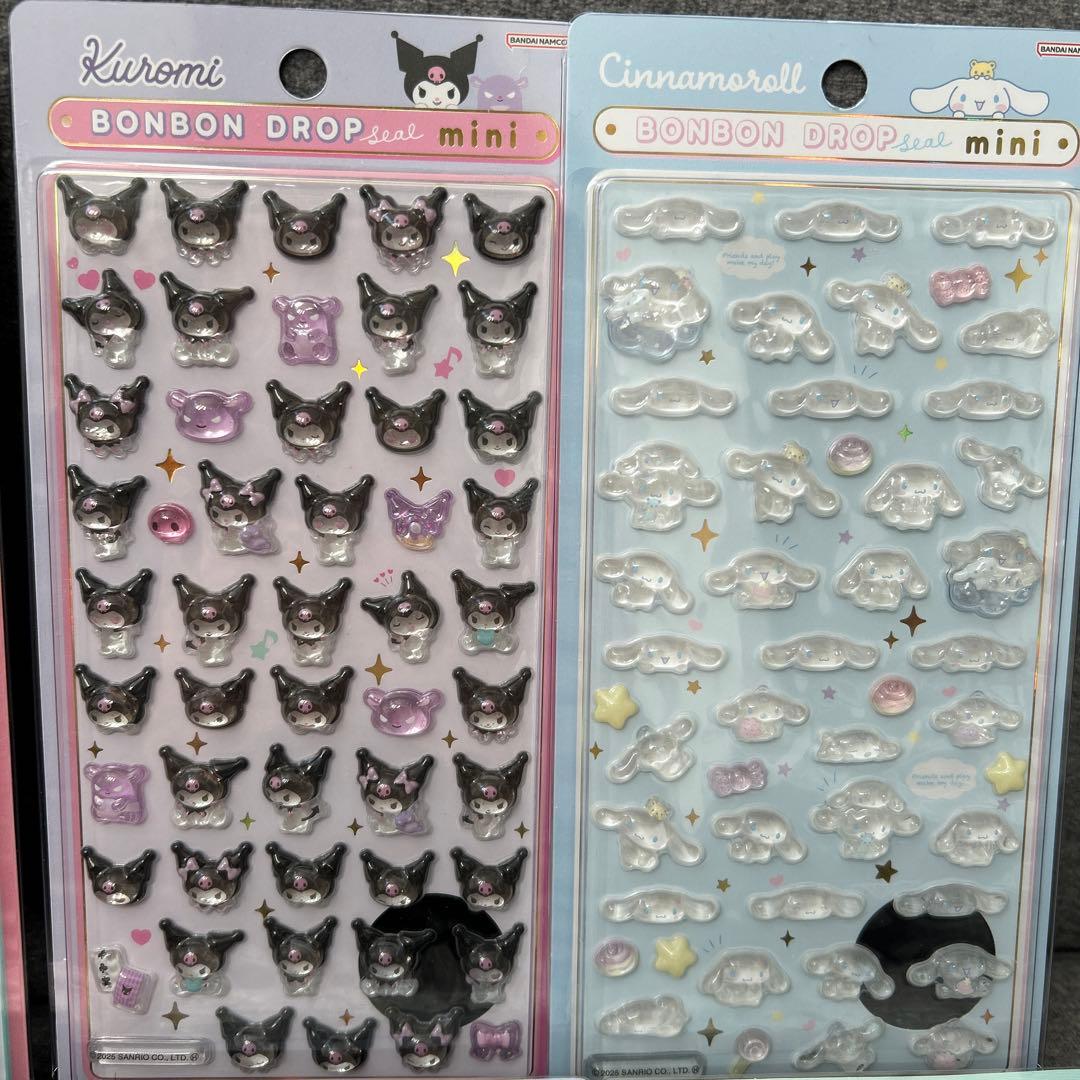 【国内正規品】 サンリオ ボンボンドロップシール ミニ　コンプリート