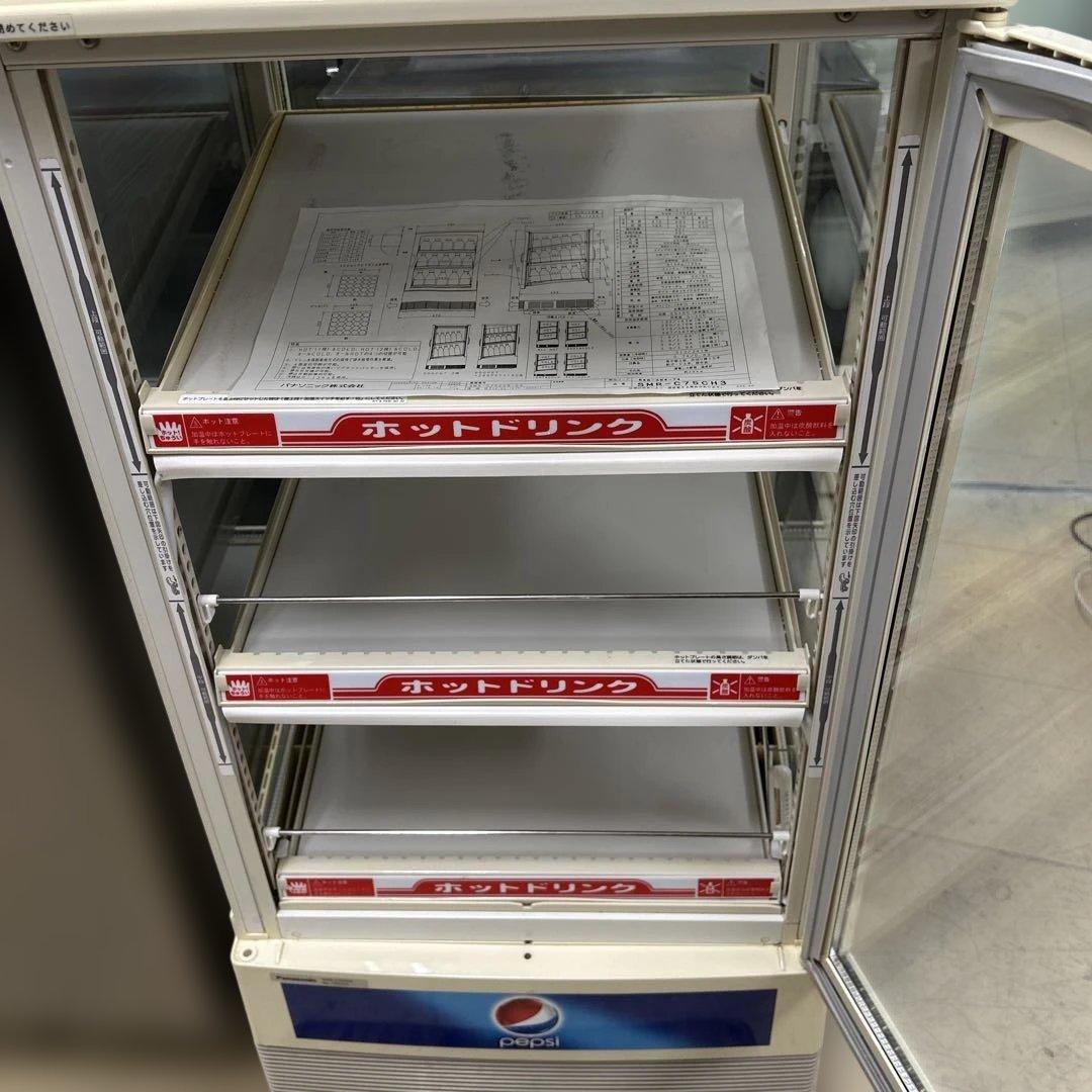 6883 パナソニック 冷蔵ショーケース SMR-CZ75CH3 卓上型 冷温庫