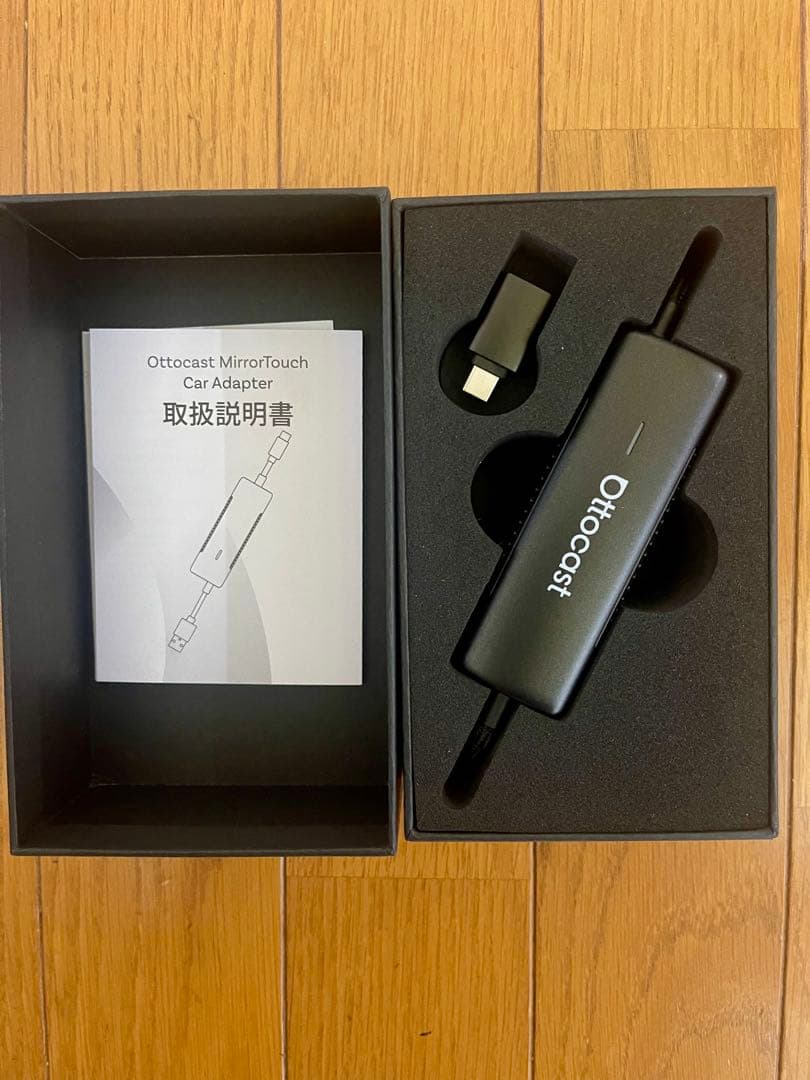 オットキャスト Mirror Touch ワイヤレスCarPlayアダプター