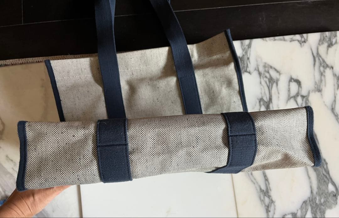 L/UNIFORM リュニフォーム　トートバッグ　プレスバッグ　縦長