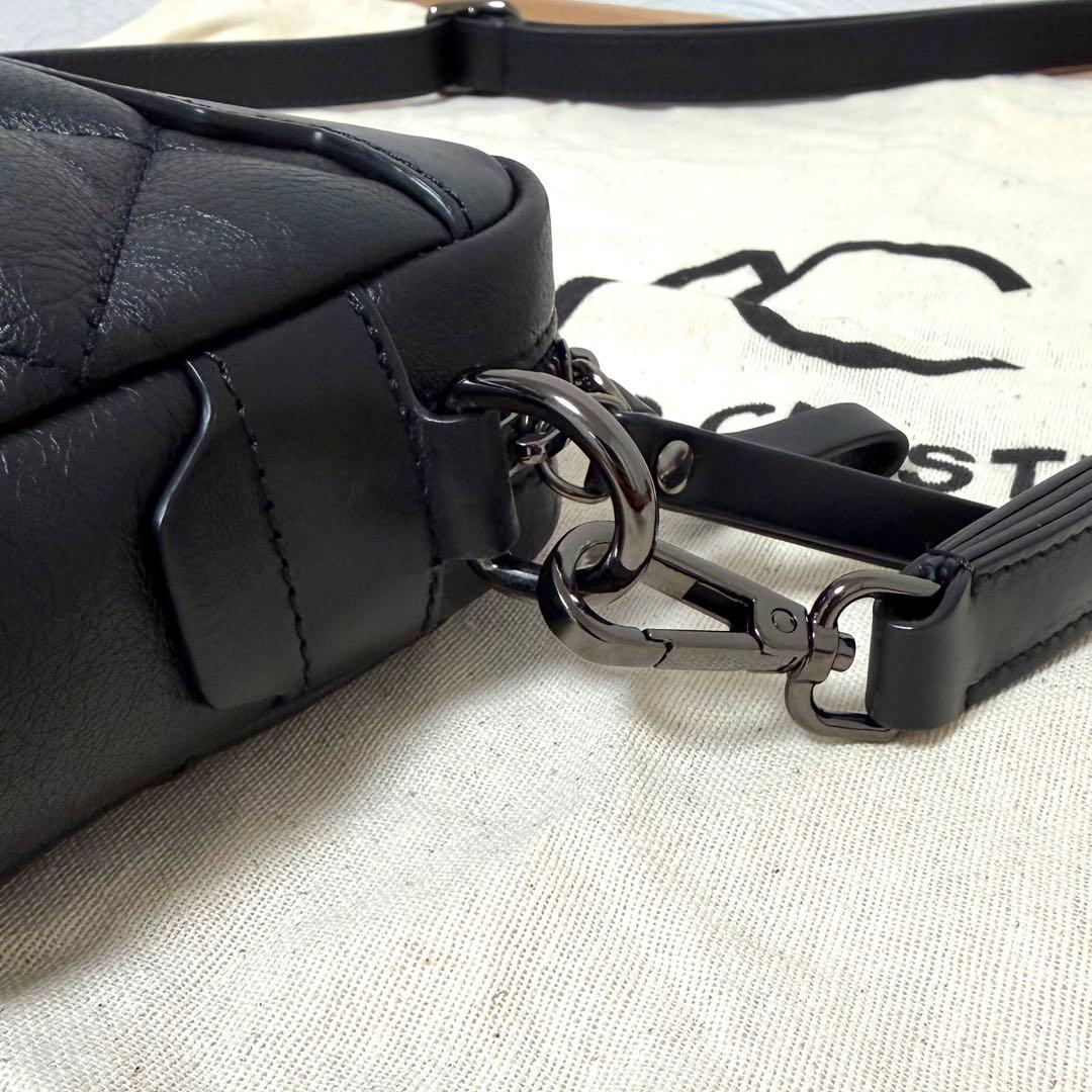 【新品タグ付】ANTONIO CRISTIANO 牛革 ショルダー保存袋付